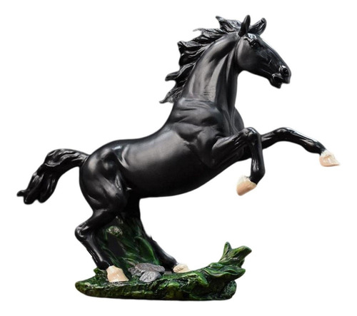 Estatua De Caballo De Pie, Escultura Decorativa, Regalo De I