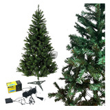 Kit Árvore De Natal Com Pisca De Led 200 Galho 1.5m 127/220 Cor 127v