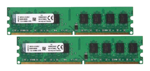 Memoria De Escritorio Ram 8g 2x 4gb Ddr2 800mhz Amd Kingston