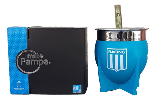 Mate Pampa Imperial Racing Club La Academia Bombilla Y Pack