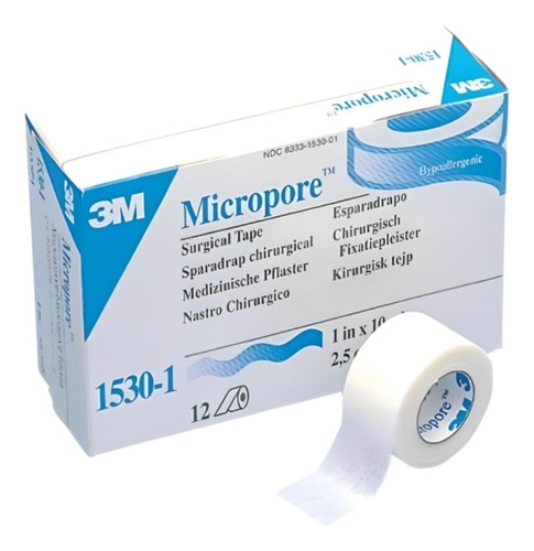 Esparadrapo Micropore Color Blanco ® 3m