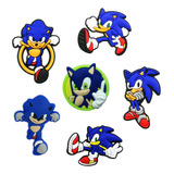 6 Pines Broches De Sonic Sega Para Gorras Ropa Y Accesorios
