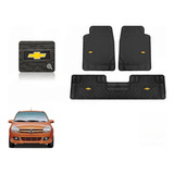 Kit Tapetes 3pz Logo Chevrolet Chevy C2 2004 - 2007 2008