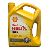 Aceite Helix Hx5 15w40 Mineral Bidón 4 Litros Shell
