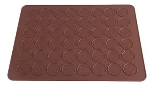 Tapete De Silicone Antiaderente Com 48 Cavidades P/ Macarons