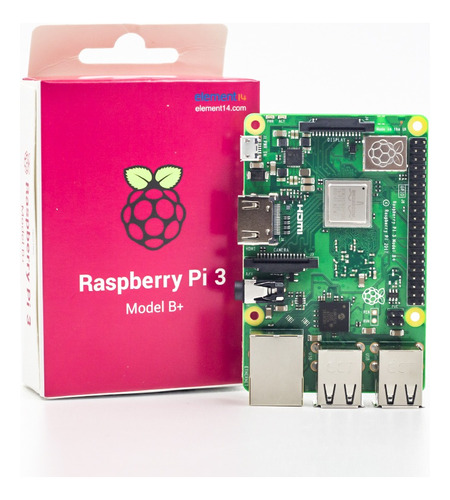 Kit Raspberry Pi 3 Model B+ Plus Case E Dissipador De Calor