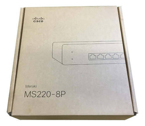 Cisco Switch Meraki Ms220-8p, 8 Puertos Gige Poe