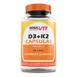 Vitamina D3+k2 60 Capsulas Sofgel Soulvit