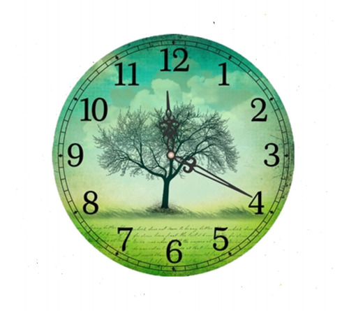 Reloj De Pared 29 Cm Árbol De La Vida Regalo Ideal