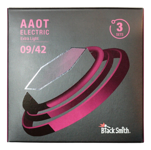 Blacksmith Guitarra 6c Aaot 009/42 Super Light Pack C/ 3 Un