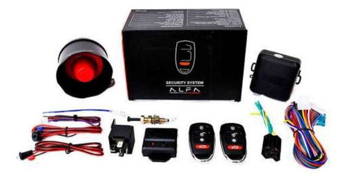 Alarma Automotriz Para 5 Actuadores Con 2 Controles Alfa 