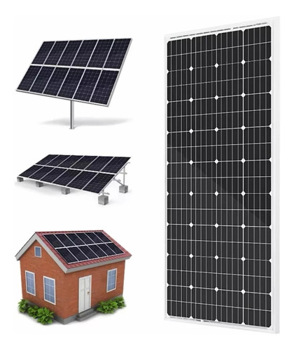 Panel Solar Monocristalino Fotovoltaico 12v 200w Mc4