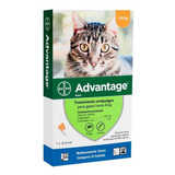 Advantage Pipeta Antipulgas Gatos Hasta 4kg | Elanco Bayer