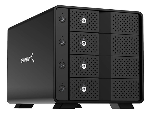 Base De Disco Duro Sabrent Usb 3.2 De 4 Bahías Y 3.5 Sata Si