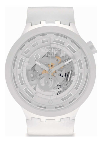 Reloj Swatch Bioceramic C- White Sb03w100