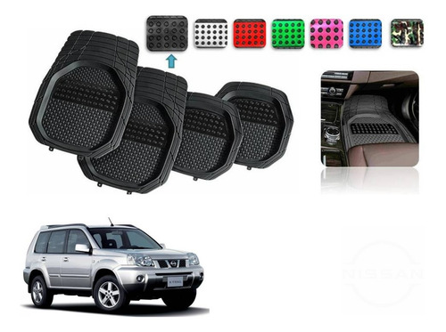 Tapetes 4pz Charola Color 3d Nissan X-trail 2002 A 2007