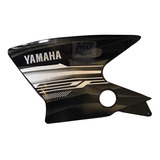 Cacha Tanque Izq- Yamaha Ybr 125 Negro - Original - Mg Bikes