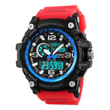 Reloj Militar Hombre Skmei Cronómetro Deportivo Sumergible