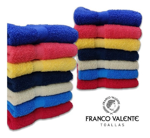 Toallas Franco Valente 400gr X 3 Un 2da Seleccion Colores!