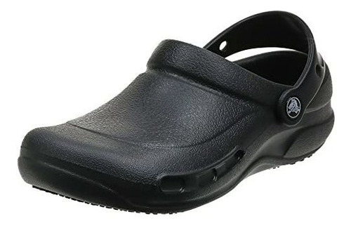 Zuecos  Crocs Unisex Adult Bistro Clog, Negro, 9 Mujeres 7 H