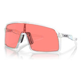 Óculos De Sol Oakley Sutro Moon Dust Prizm Peach Cor Branco Cor Da Armação Transparente Cor Da Haste Tranparente