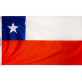 Bandera Chilena 150 Cm X 90 Cm 