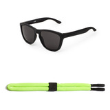 Set Gafas De Sol + Cordón Hawkers Unisex Negro/verde