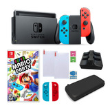 Consola Nintendo Switch Con Mario Party  Y Accesorios