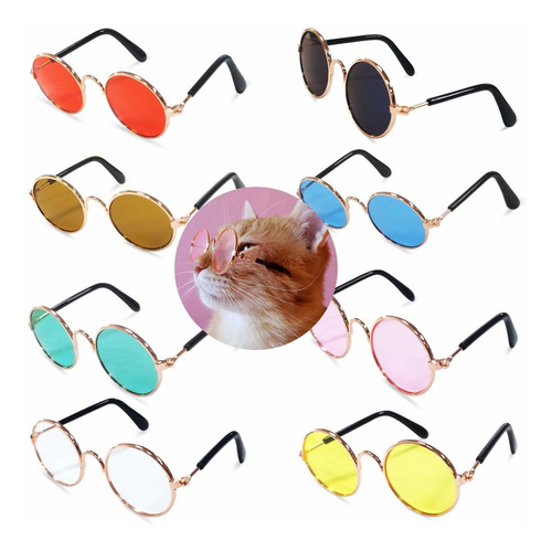 Gafas Lentes Cool Para Mascotas Gatos Perros Accesorio