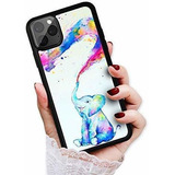 Para iPhone 11 Pro Max, Diseño De Arte Funda Trasera Suave 