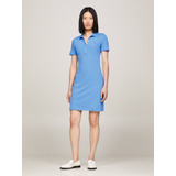 Vestido Azul Polo 1985 De Corte Slim De Mujer Tommy Hilfiger