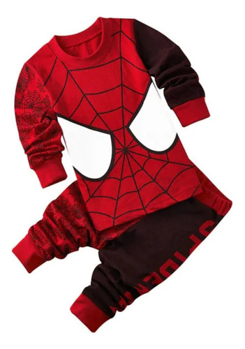 Pijama Para Niños Diseño Spiderman, Hombre Araña 