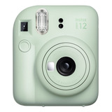 Câmera Fujifilm Instax Mini 12 Branca Revela Foto + 60 Fotos Cor Mini 12 Verde + 60 Fotos