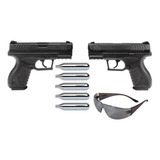 Combo Pistola Umarex Xbg Co2 + Tanques + Lentes Hammerli