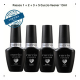 Kit Blindagem Cuccio = Prep + Fuse + Base + Top Coat