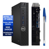 Micro Cpu Dell 3050 Intel I3-7100t 16gb Ddr4 Ssd240gb Win10