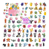 Figuras De Juguetes Coleccionables De Pokémon, 144 Piezas, C