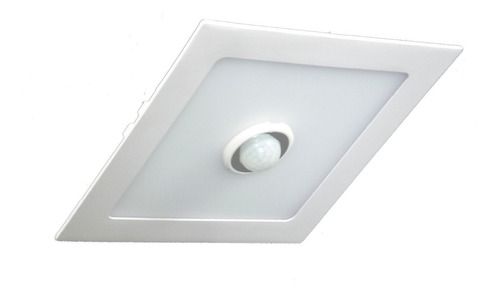 2 Paflon Led Embutir C/ Sensor De Presença 18w-branco Frio