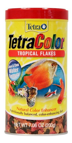 Tetracolor Tropical Flakes Alimento Hojuela Peces 200grs