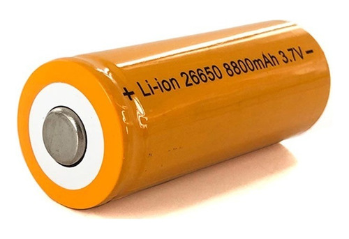 Bateria Pila 26650 Recargable 3.7v  Litio Con Teton / Punta.