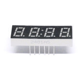 5 Pza Display 7 Segmentos 4 Digito 2481as Catodo Comun Reloj