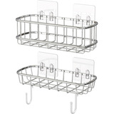 Organizador Simple De Houseware De Estante Adhesivo De Ducha