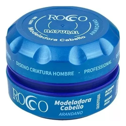 Gel Cera Modeladora De Cabello Natural Arandano 200g Rocco