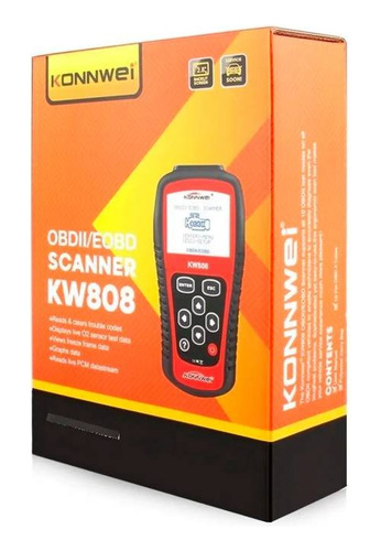 Escaner Scanner Auto Automotriz Obd2 Obdii Konnwei Kw808 