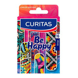 Curitas Be Happy Apósitos Adhesivos X16 Unidades X 10 Cajas