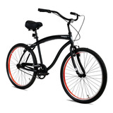 Bicicleta De Paseo Top Mega Rambler R26 Acero 1 Vel Playera