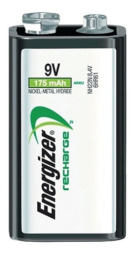 Energizer Batería Recargable 9v - 175mah