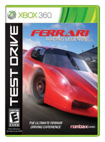 Jogo Test Drive Ferrari Racing Legends Xbox 360 Novo