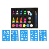 Kit De Maquillaje De Pintura Niños Adultos Festival Vestir