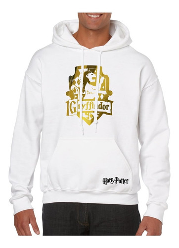 Buzo Hoodie Capota Harry Potter Gryffindor Correr Caminar